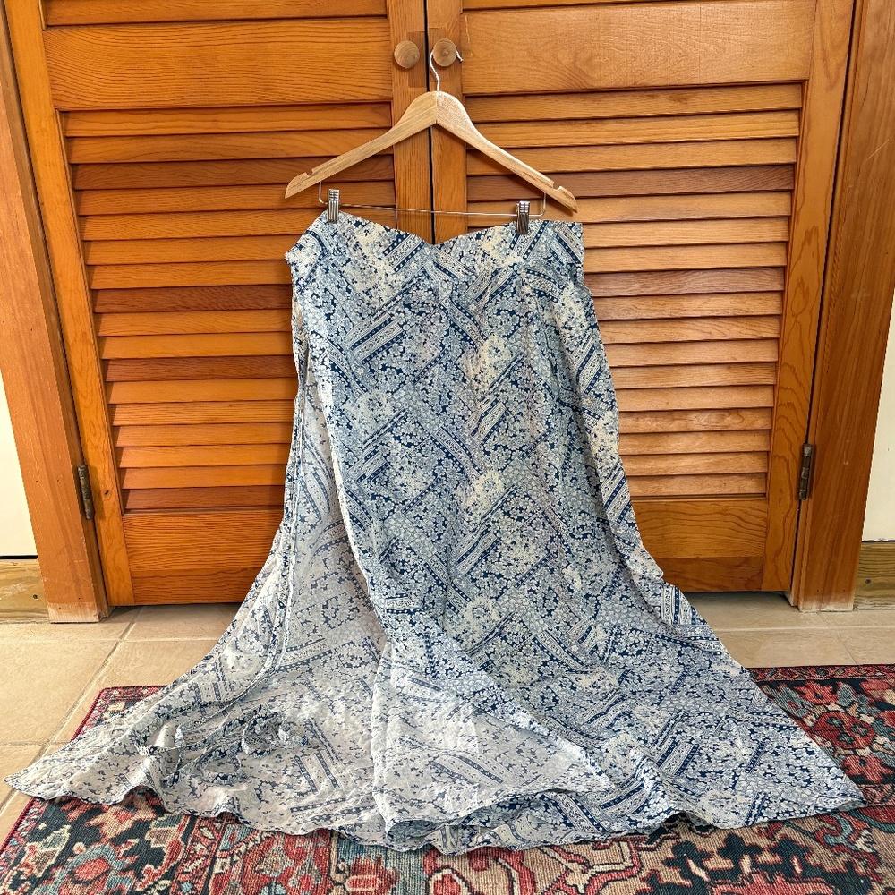 Floral Wrap Skirt